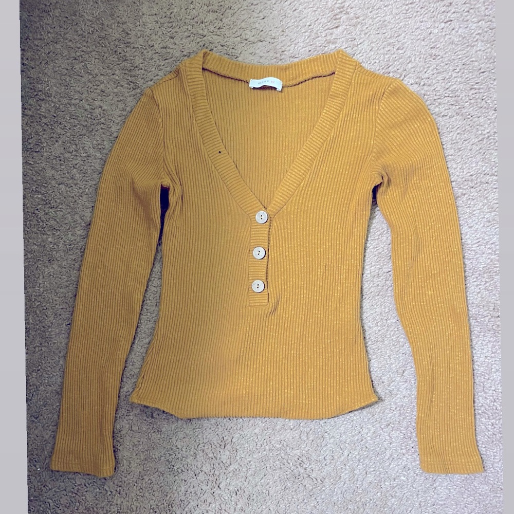 better be , soft long sleeved blouse